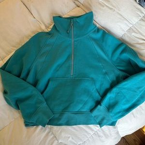 lululemon Scuba Oversized Funnel Neck Half Zip - Size M/L - Oceanic